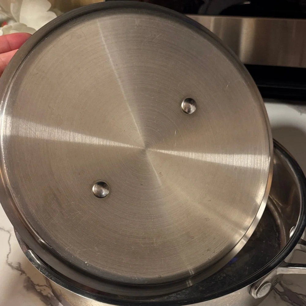 Cuisinart Stainless Steel Saute pan with Lid - Silver 3qt